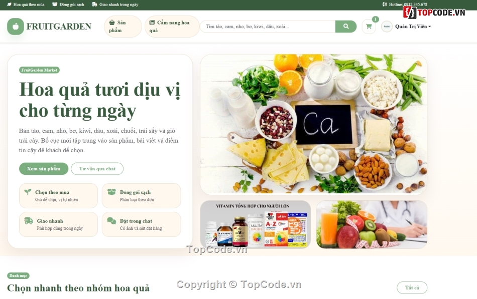 bán hoa,bán hoa quả,bán